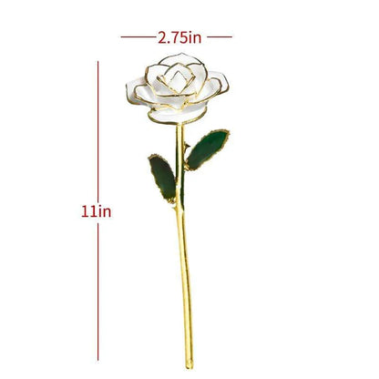 Avelena | 24k Gold Getauchte Ewige Rose