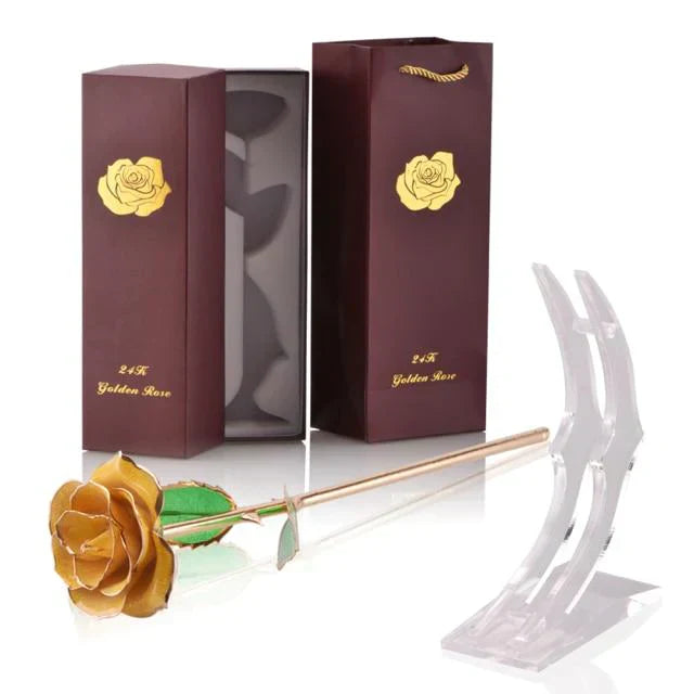 Avelena | 24k Gold Getauchte Ewige Rose