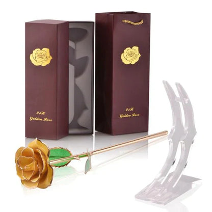 Avelena | 24k Gold Getauchte Ewige Rose