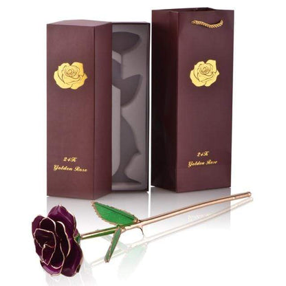Avelena | 24k Gold Getauchte Ewige Rose