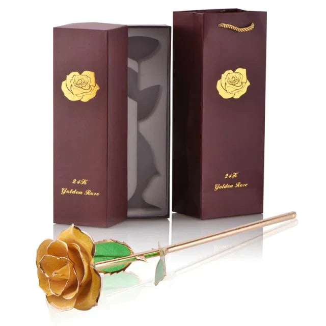 Avelena | 24k Gold Getauchte Ewige Rose
