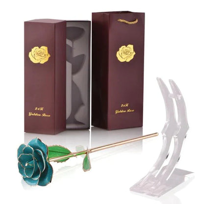 Avelena | 24k Gold Getauchte Ewige Rose