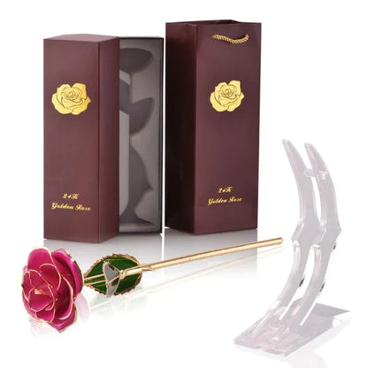 Avelena | 24k Gold Getauchte Ewige Rose