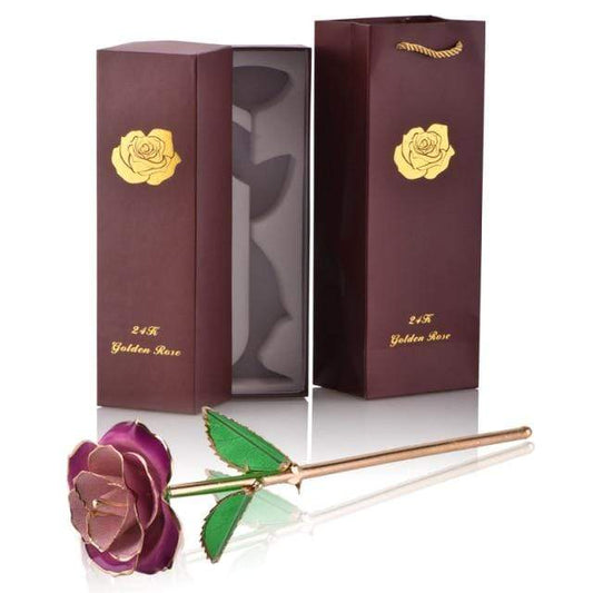 Avelena | 24k Gold Getauchte Ewige Rose