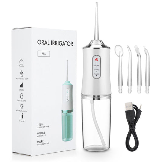 Avelena | Wasserdichter Irrigator Dentalreiniger, kabelloser & wiederaufladbarer Wasserzahnseide