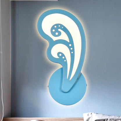 Avelena | Kinder Schlafzimmer Treppen Wandlampe Acryl Metall Cartoon Wandleuchte mit Candy Farbe
