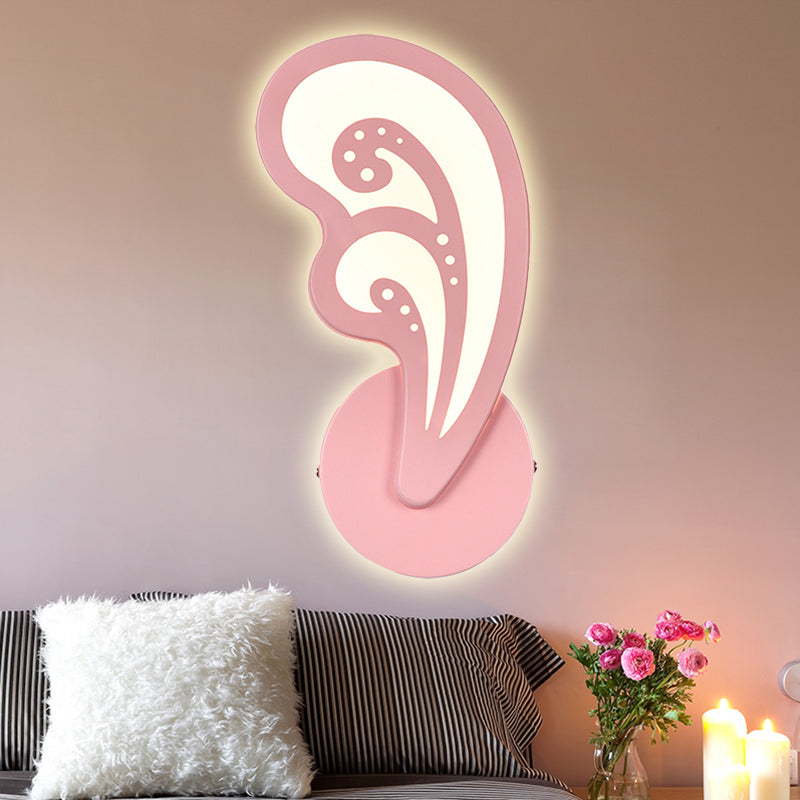 Avelena | Kinder Schlafzimmer Treppen Wandlampe Acryl Metall Cartoon Wandleuchte mit Candy Farbe