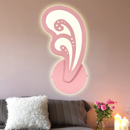 Avelena | Kinder Schlafzimmer Treppen Wandlampe Acryl Metall Cartoon Wandleuchte mit Candy Farbe