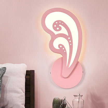 Avelena | Kinder Schlafzimmer Treppen Wandlampe Acryl Metall Cartoon Wandleuchte mit Candy Farbe