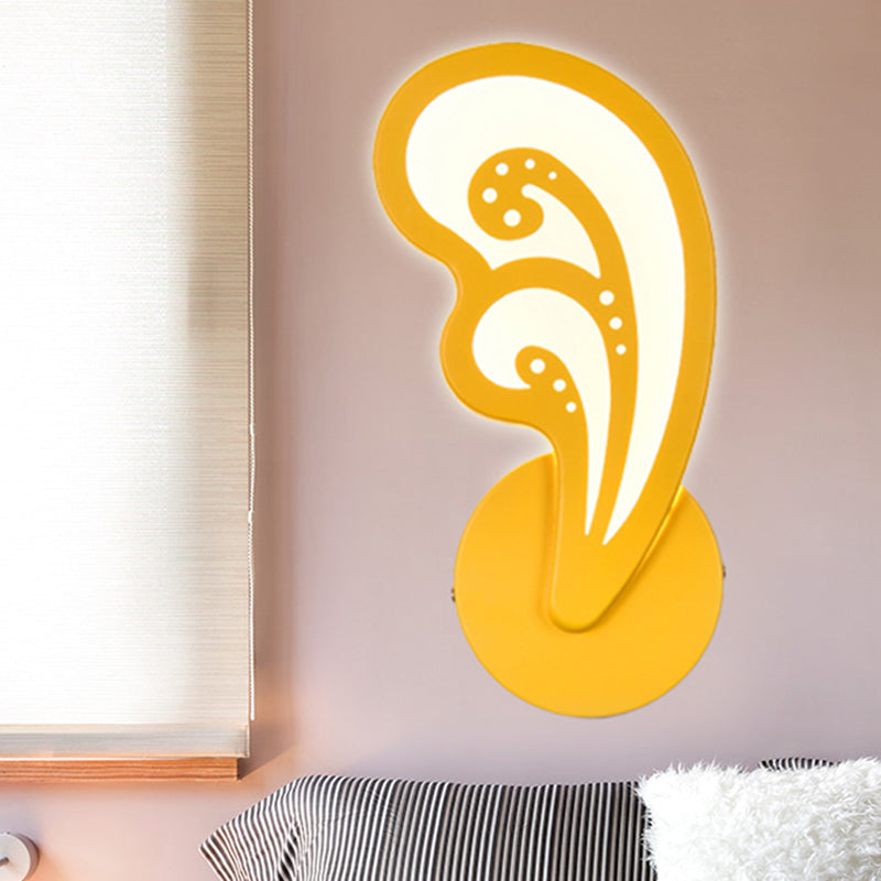 Avelena | Kinder Schlafzimmer Treppen Wandlampe Acryl Metall Cartoon Wandleuchte mit Candy Farbe