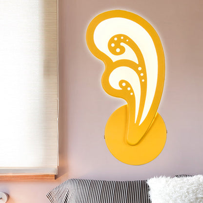 Avelena | Kinder Schlafzimmer Treppen Wandlampe Acryl Metall Cartoon Wandleuchte mit Candy Farbe
