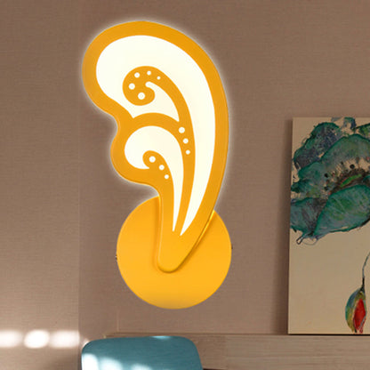 Avelena | Kinder Schlafzimmer Treppen Wandlampe Acryl Metall Cartoon Wandleuchte mit Candy Farbe