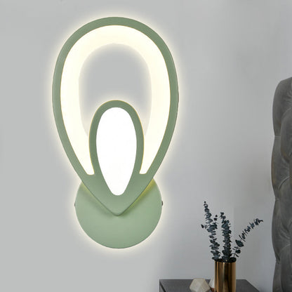 Avelena | Kinder Schlafzimmer Treppen Wandlampe Acryl Metall Cartoon Wandleuchte mit Candy Farbe