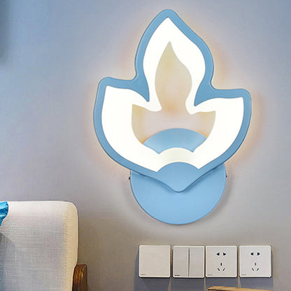 Avelena | Kinder Schlafzimmer Treppen Wandlampe Acryl Metall Cartoon Wandleuchte mit Candy Farbe