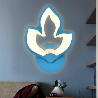 Avelena | Kinder Schlafzimmer Treppen Wandlampe Acryl Metall Cartoon Wandleuchte mit Candy Farbe