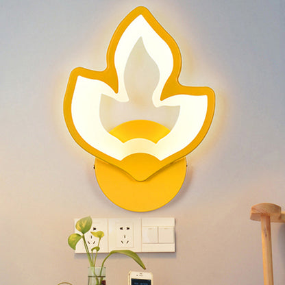 Avelena | Kinder Schlafzimmer Treppen Wandlampe Acryl Metall Cartoon Wandleuchte mit Candy Farbe