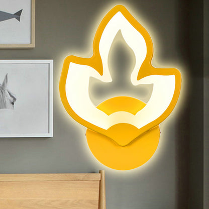 Avelena | Kinder Schlafzimmer Treppen Wandlampe Acryl Metall Cartoon Wandleuchte mit Candy Farbe