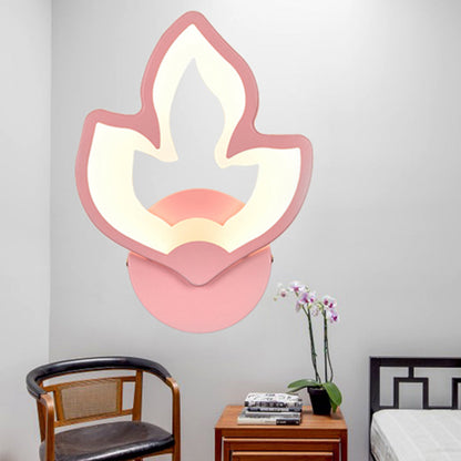 Avelena | Kinder Schlafzimmer Treppen Wandlampe Acryl Metall Cartoon Wandleuchte mit Candy Farbe