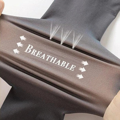 Avelena | Transparente Wärmepolstergefütterte Elastische Leggings