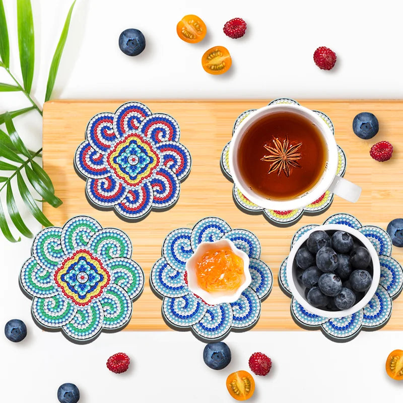 Avelena | Diamond Crafts Untersetzer Diamond Painting Untersetzer (Mandala)