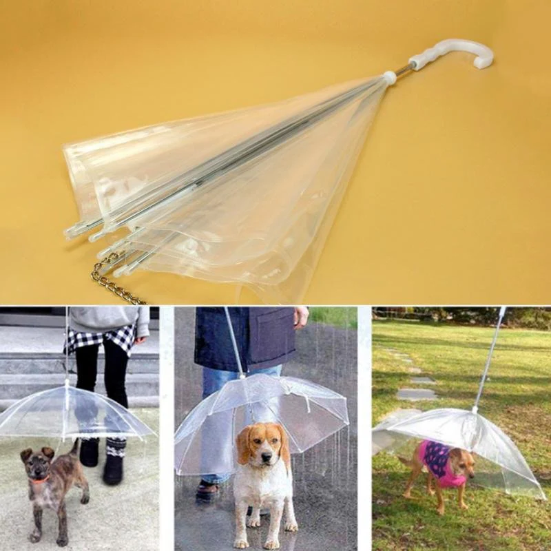 Avelena | Transparenter Hunderegenschirm