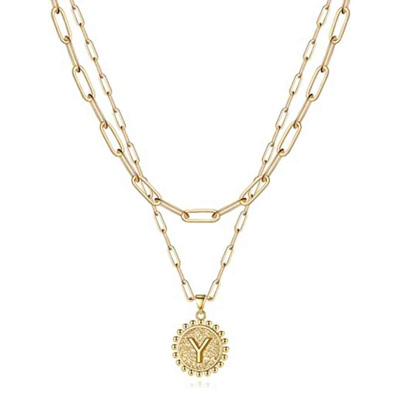 Avelena | Gold Initialhalsketten Für Frauen