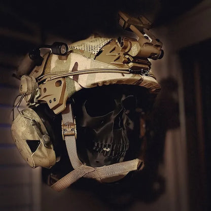 Avelena | 3D Totenkopf Helm Ausstellungsset