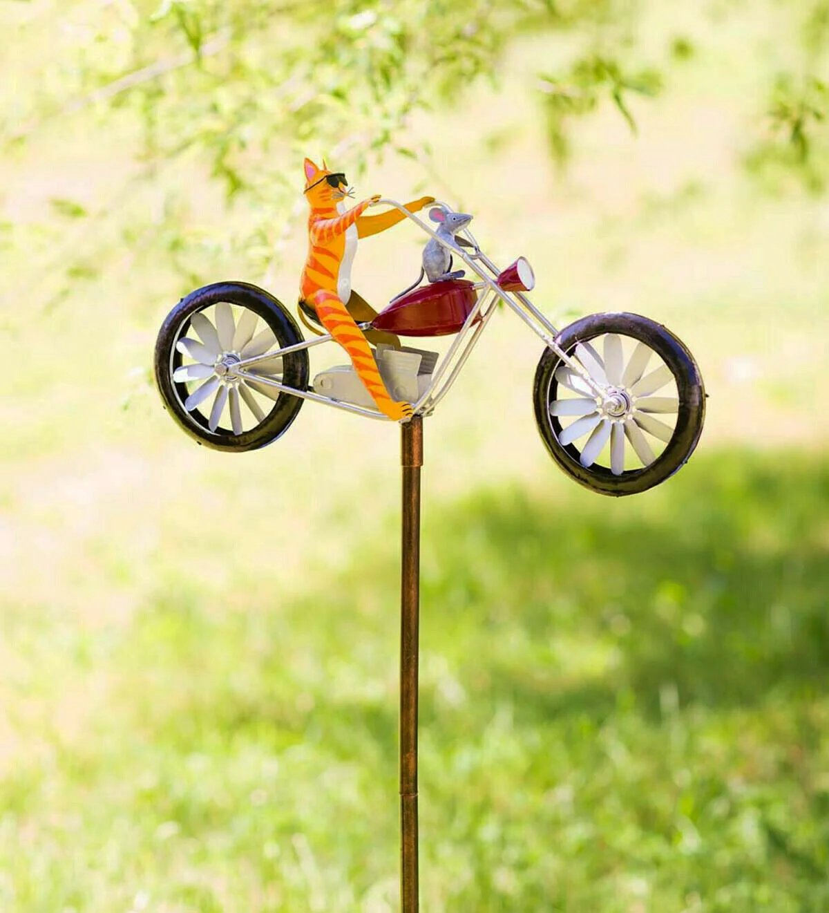 Avelena | [ 49% Rabatt] Vintage Fahrrad Metall Windspiel
