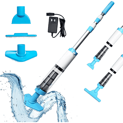 Avelena | US-Standard - 3in1 Akku-Ladegerät Leistungsstarker Motor Schwimmbad-Staubsauger