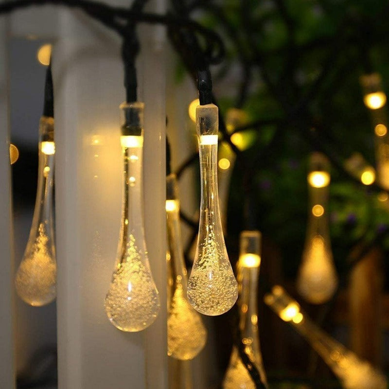 Avelena | 30 Led 21Ft Kristall Solarleuchten Außen, Wasserdicht, 2 Modi, Solarbetrieben Für Garten