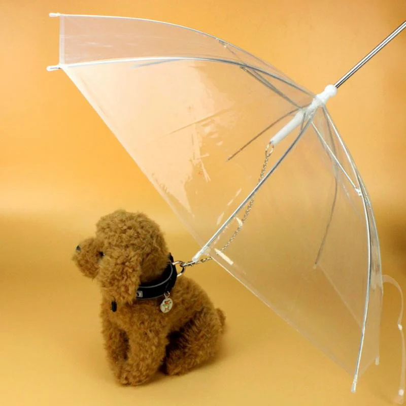 Avelena | Transparenter Hunderegenschirm