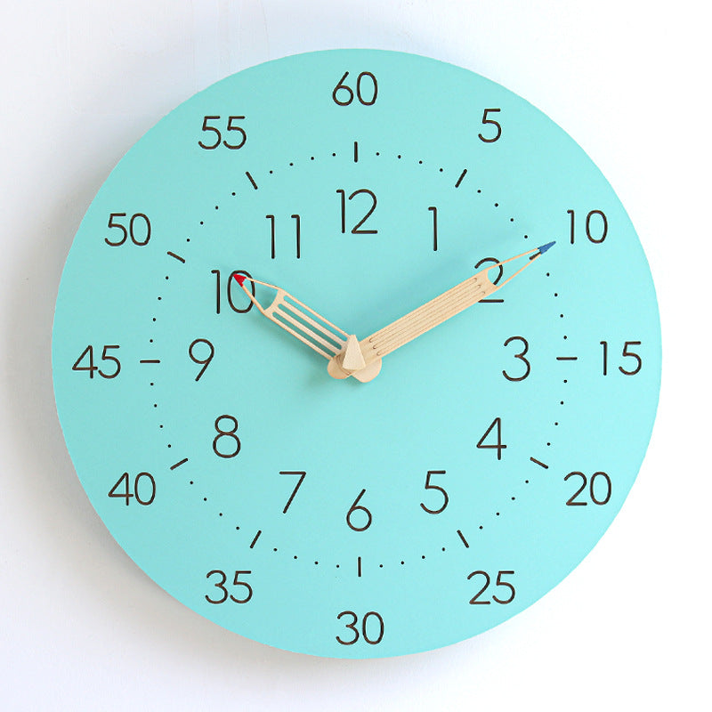 Avelena | Lernzeit Kinderzimmer Stille Wanduhr