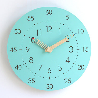 Avelena | Lernzeit Kinderzimmer Stille Wanduhr