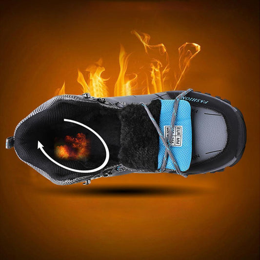 Avelena | Herren Wanderschuhe mit Fell