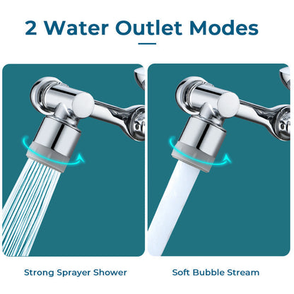 Avelena | Drehbarer multifunktionaler Erweiterungswasserhahn