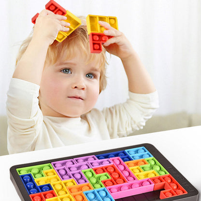 Avelena | Dekompressions Tetris Spielzeug aus Silikon