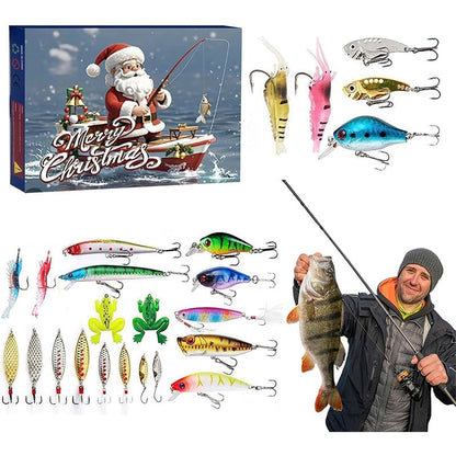 Avelena | Vorverkauf>>24 Tage Weihnachts Countdown Fisch Angelset