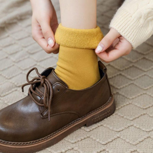 Avelena | Winterweiche Plüschbodensocken