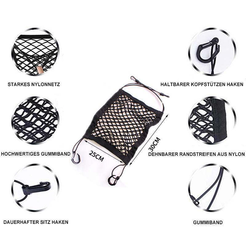 Avelena | Autositz Aufbewahrungsnetz Haken Organizer