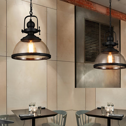 Avelena | Antike Glas Eisen Retro Industrie Kronleuchter Hängende Deckenleuchten