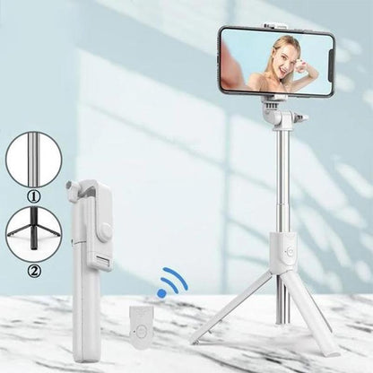 Avelena | Selfie-Stick mit Bluetooth-Fernbedienung