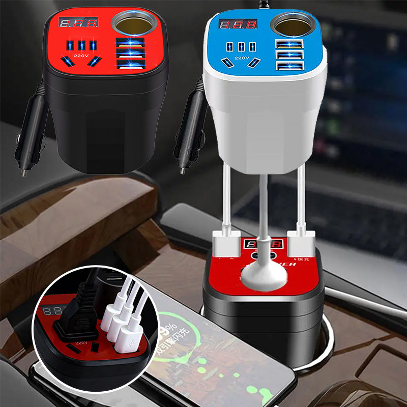 Avelena | Automontiertes Becherladegerät mit Wechselrichter-Konverter