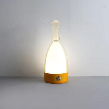 Avelena | Weintaschen Tischlampe mit Bluetooth-Lautsprecher – Wiederaufladbare moderne Nachttischlampe