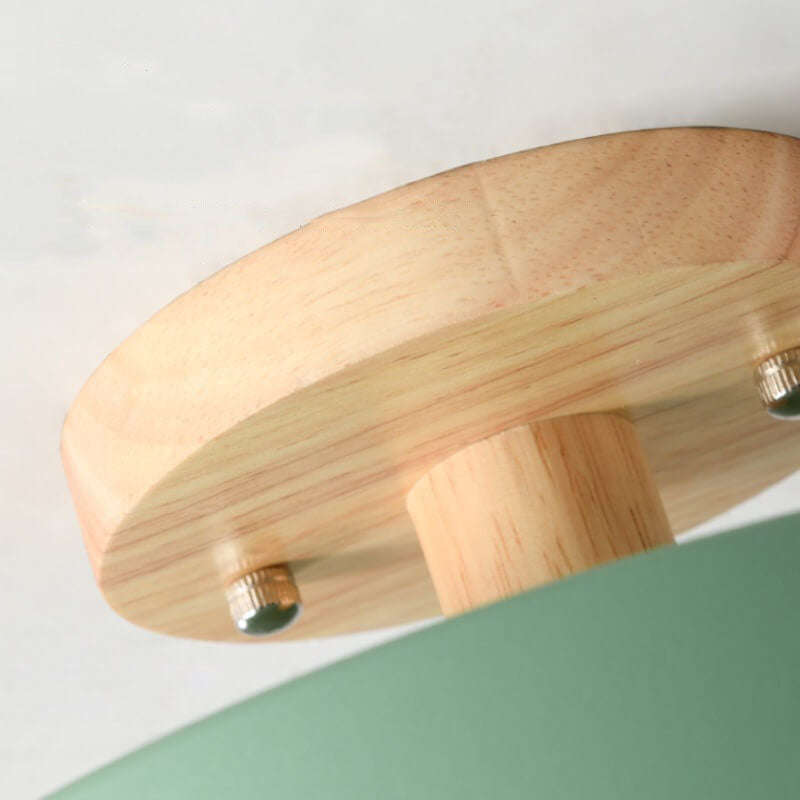 Avelena | Nordic Log Runde Led-Halb Eingebaut Deckenleuchte