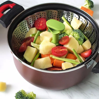 Avelena | Blumenförmiger Stahlfalt-Dampfer