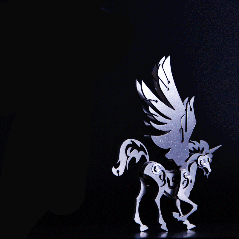 Avelena | DIY Edelstahl 3D Bauklötze, Bestes Geschenk für Weihnachten, Geburtstage und Feiertage