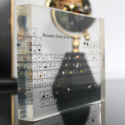 Avelena | Traurige Periodentabelle Glas Periodisches Tabellen Elemente mit Licht