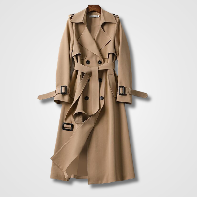 Avelena | Elegante Jacke Langer Trenchcoat