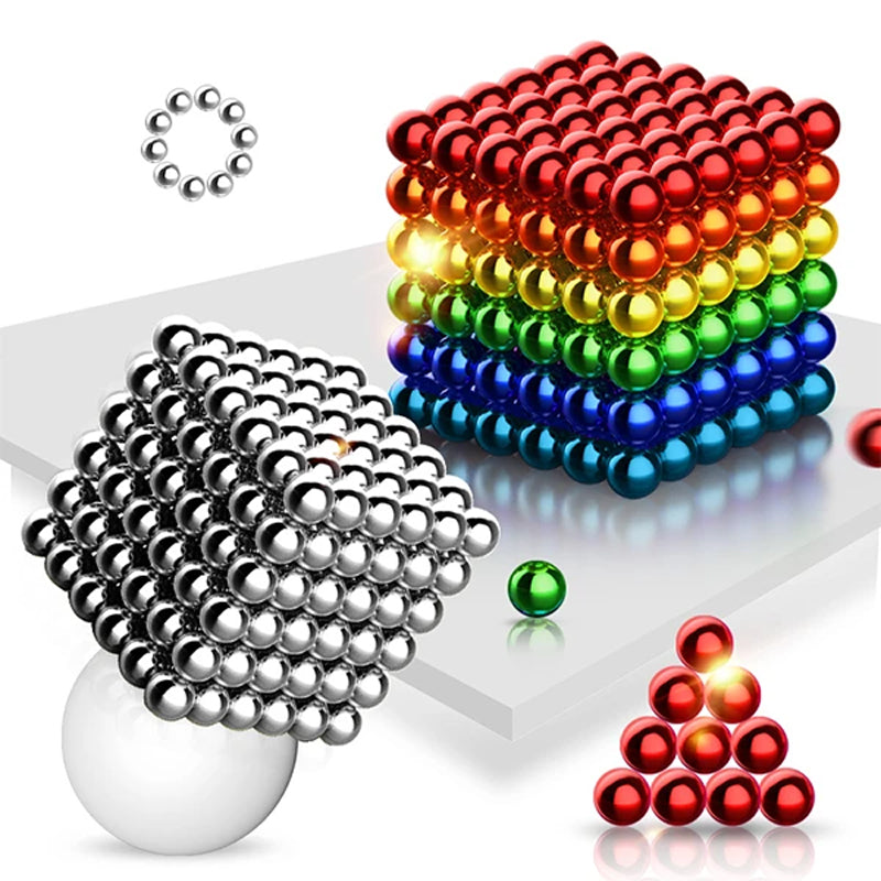 Avelena | Kreatives Magnetisches Spielzeug für Erwachsene und Kinder | 216 Starke Neodym-Magnete | Stressabbauend, Lehrreich & Tragbar