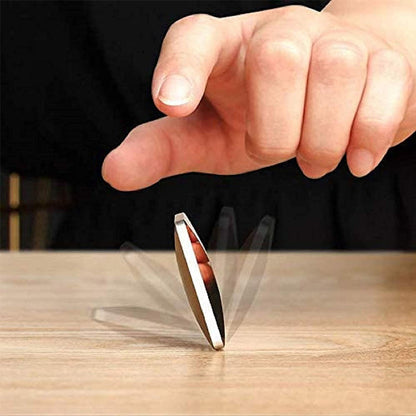 Avelena | Desktop Fingerspitzen Metall Flip-Rotation Spielzeug